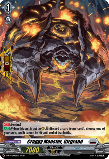 Craggy Monster, Girgrand (PR-FOIL)