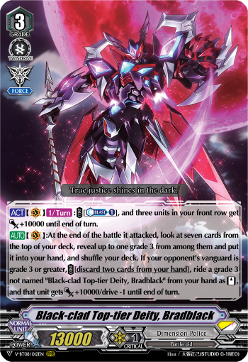 Black-clad Top-tier Deity, Bradblack