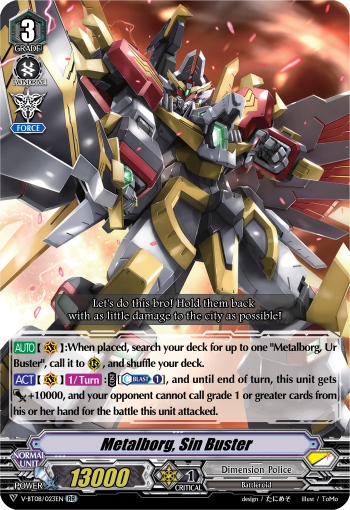 Metalborg, Sin Buster