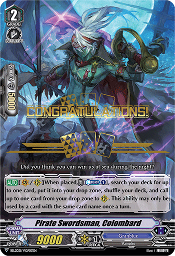Pirate Swordsman, Colombard (PR FOIL HOT-STAMPED)