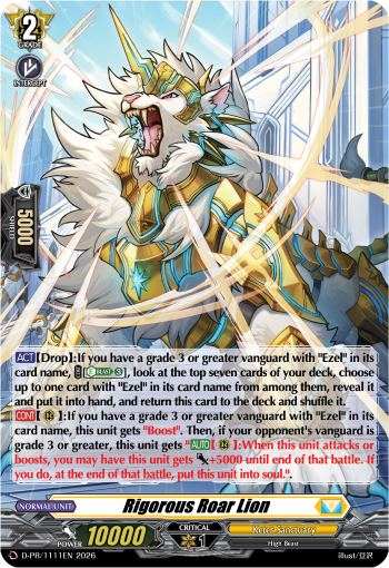 Rigorous Roar Lion (PR-FOIL)