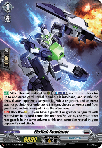 Ehrlich Gewinner (PR-FOIL)