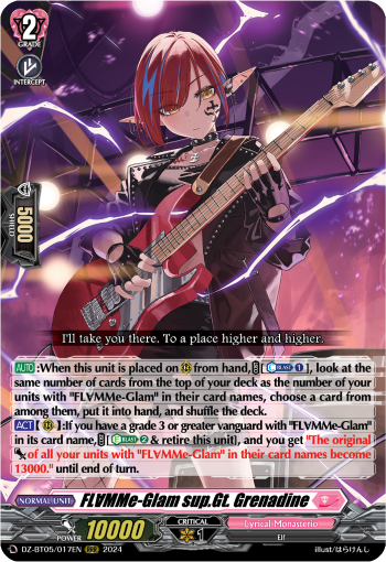 FL∀MMe-Glam sup.Gt. Grenadine (RRR)