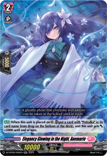 Elegancy Glowing in the Night, Anemarie (RR)