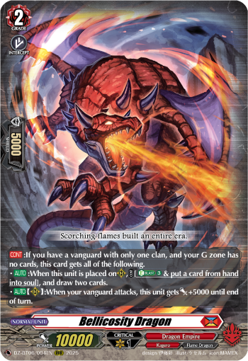 Bellicosity Dragon (RRR)