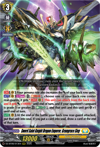 Sword Saint Knight Dragon Emperor, Gramgrace Sieg (RRR)