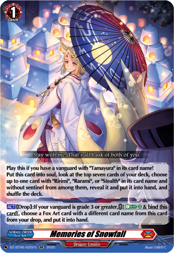 Memories of Snowfall (RR)