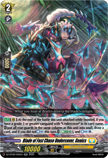 Blade of Fast Chase Undercover, Genics (RR)