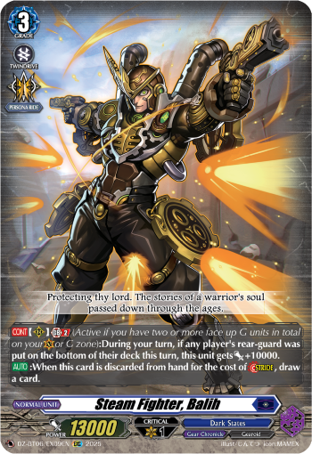 Steam Fighter, Balih (EXC)