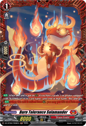 Burn Tolerance Salamander (FR)