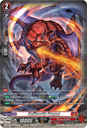 Bellicosity Dragon (SR)