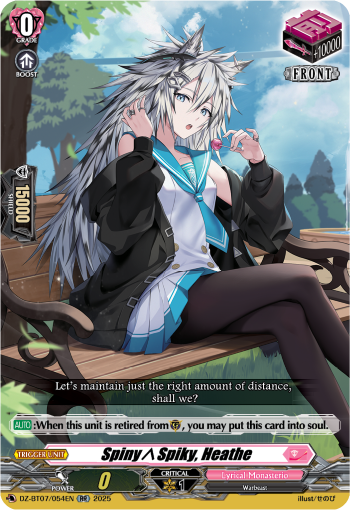 Spiny∧Spiky, Heathe (RR)
