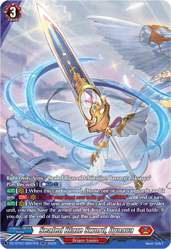 Sealed Blaze Sword, Dyaava (SR)