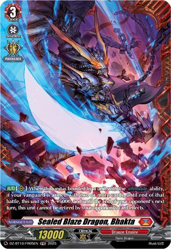 Sealed Blaze Dragon, Bhakta (FR)