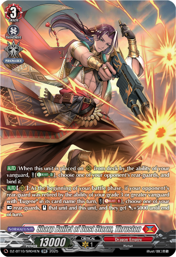 Sharp Bullet of Dust Storm, Thruston (SR)