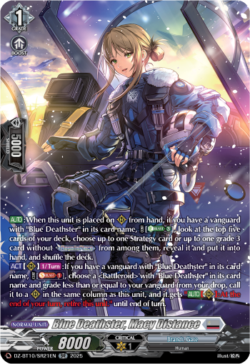 Blue Deathster, Macy Distance (SR)