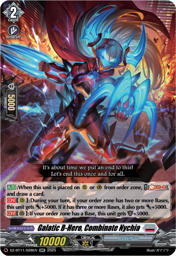 Galatic B-Hero, Combinate Nychia (RR)