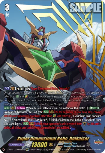 Super Dimensional Robo, Daikaiser (EXS)