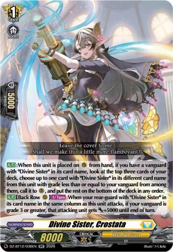 Divine Sister, Crostata (RR)