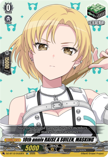 10th anniv RAISE A SUILEN, MASKING (EX)