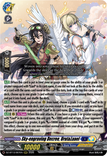 Sky-engraving Decree, Urut&Luael (RRR)