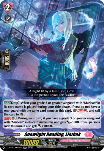 Snowlight Reading, Liothek (RR)