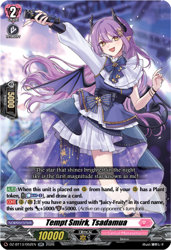 Tempt Smirk, Tsadamua (RR)