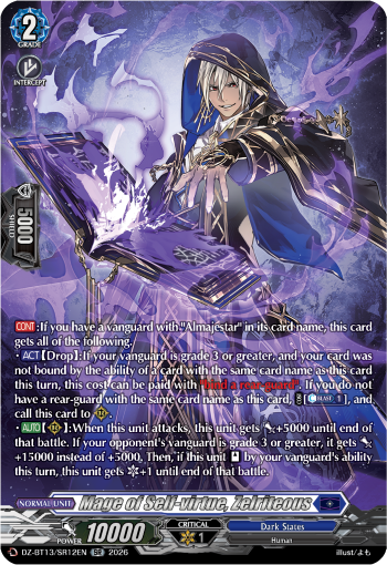 Mage of Self-virtue, Zelriteous (SR)