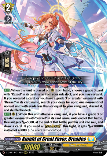 Knight of Great Favor, Orcades (RRR)