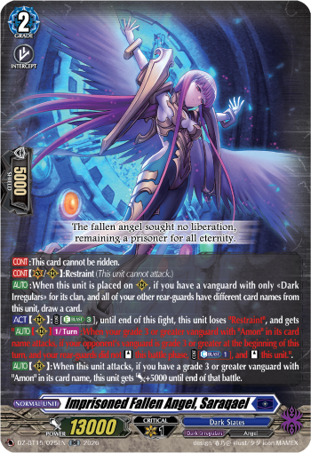 Imprisoned Fallen Angel, Saraqael (RR)