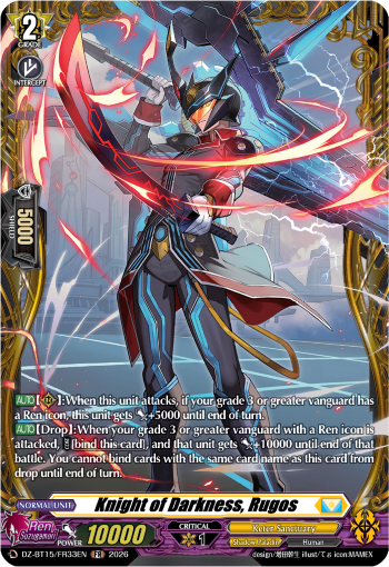 Knight of Darkness, Rugos (FR)