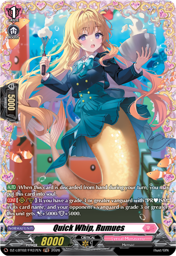 Quick Whip, Rumues (FR)