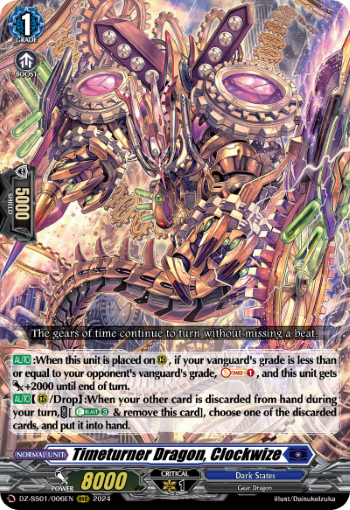 Timeturner Dragon, Clockwize (RRR)