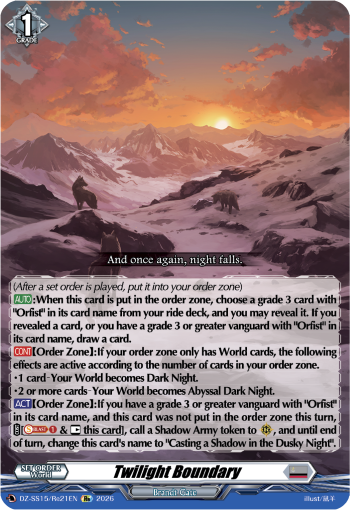 Twilight Boundary (Re)