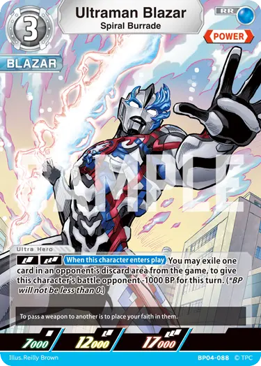 Ultraman Blazar - Spiral Burrade [Level 3] (RR)
