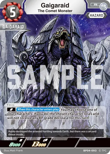 Gaigaraid - The Comet Monster [Level 5] (R)