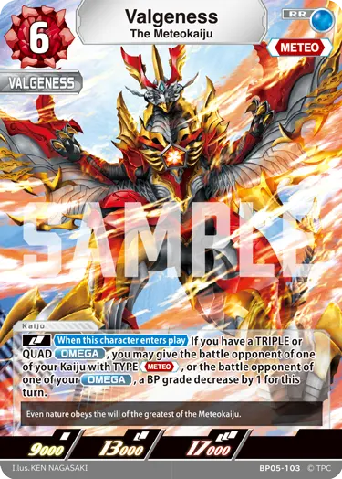 Valgeness - The Meteokaiju [Level 6] (RR)