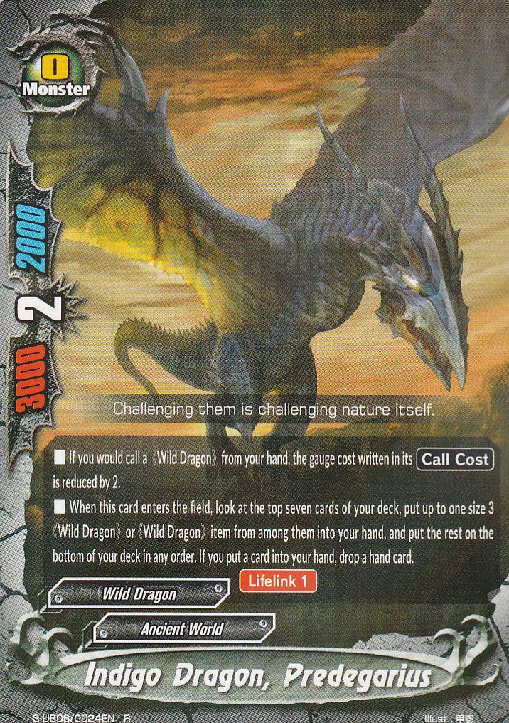 Indigo Dragon, Predegarius (R)