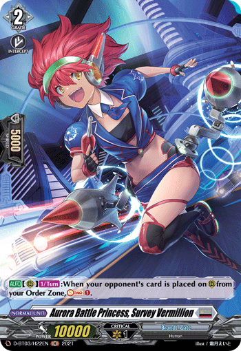 Aurora Battle Princess, Survey Vermillion (H)