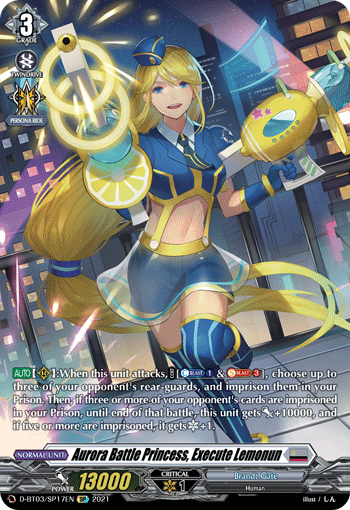 Aurora Battle Princess, Execute Lemonun (SP)