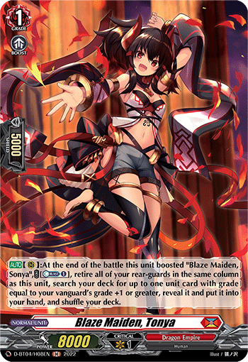 Blaze Maiden, Tonya (H)