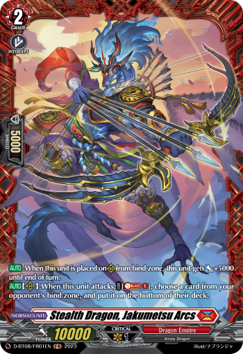 Stealth Dragon, Jakumetsu Arcs (FR)