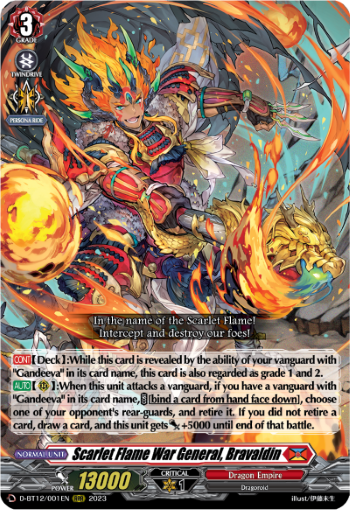 Scarlet Flame War General, Bravaldin