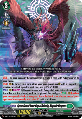 Sylvan Horned Beast King of Calamity, Magnolia Masques