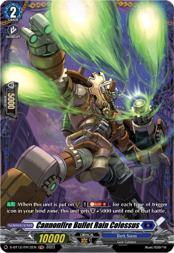 Cannonfire Bullet Rain Colossus (FR)