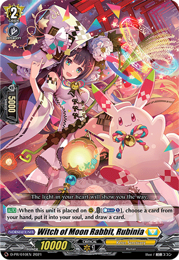 Witch of Moon Rabbit, Rubinia (PR-FOIL)