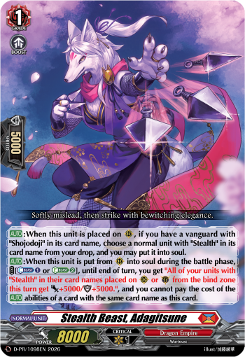 Stealth Beast, Adagitsune (PR)