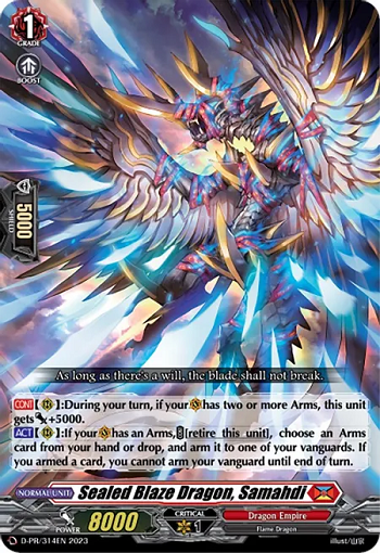 Sealed Blaze Dragon, Samahdi (PR)