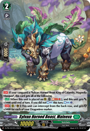 Sylvan Horned Beast, Maleeva (PR-FOIL)