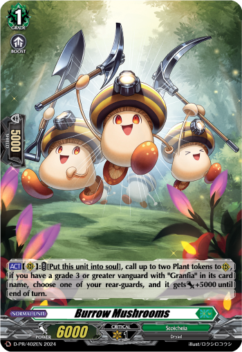 Burrow Mushrooms (PR-FOIL)